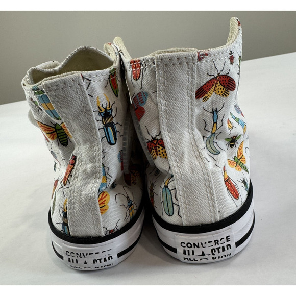 Chuck Taylor Converse High Top Sneakers A Bug's World Kids Science Fair Size 2 - Picture 10 of 10